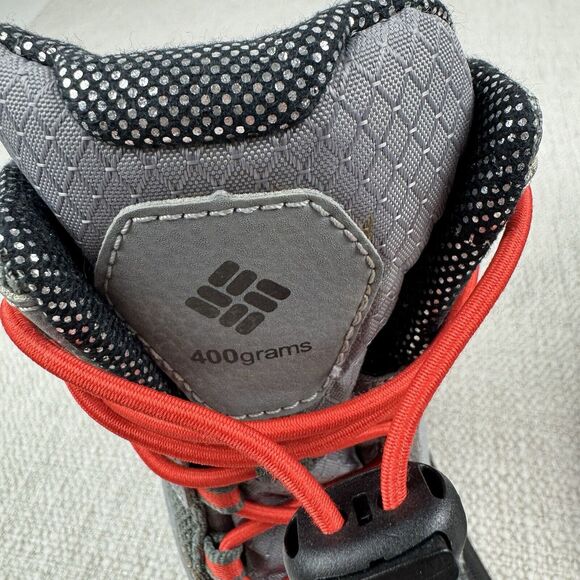 Columbia Bugaboot Youth Boy's Gray Omni Heat Winter Snow Boots BY5955-036 - Picture 9 of 13